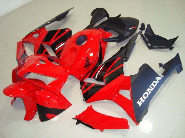 Vermelho Preto Abs Kits Completos Carenagem Moto CBR 600RR 05-06