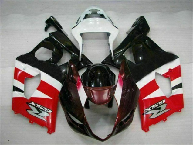 Vermelho Preto Abs Kits Completos Carenagem Moto GSXR 1000 K3 03-04