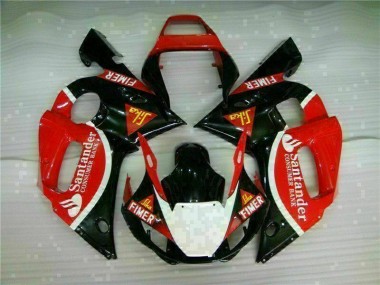 Vermelho Preto Abs Kits Completos Carenagem Moto R6 98-02