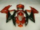 Vermelho Preto Abs Moto Plástico GSXR 600 / 750 K8 08-10