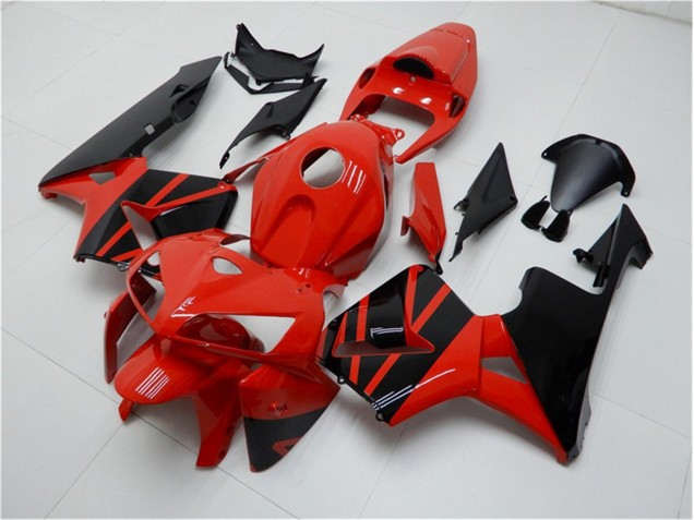 Vermelho Preto Abs Moto Plásticos CBR 600RR 05-06