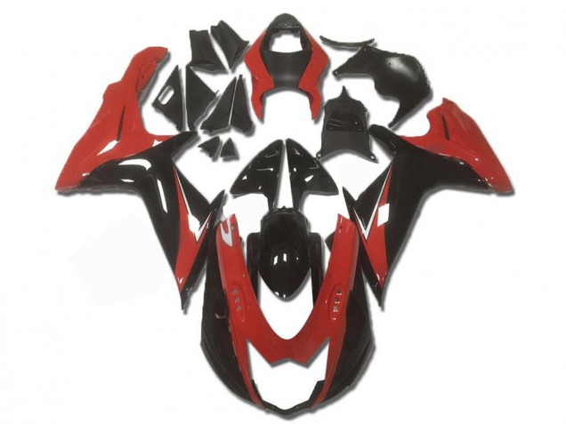 Vermelho Preto Abs Moto Plásticos GSXR 600 / 750 K11 11-21