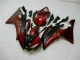 Vermelho Preto Abs Moto Plásticos R6 08-16