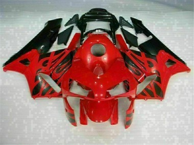 Vermelho Preto Abs Motocicleta Plástico CBR 600RR 03-04