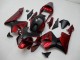 Vermelho Preto Abs Motocicleta Plásticos CBR 600RR 03-04