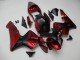 Vermelho Preto Abs Motocicleta Plásticos CBR 600RR 03-04