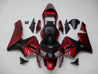 Vermelho Preto Abs Motocicleta Plásticos CBR 600RR 03-04