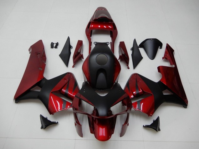 Vermelho Preto Abs Motocicleta Plásticos CBR 600RR 03-04