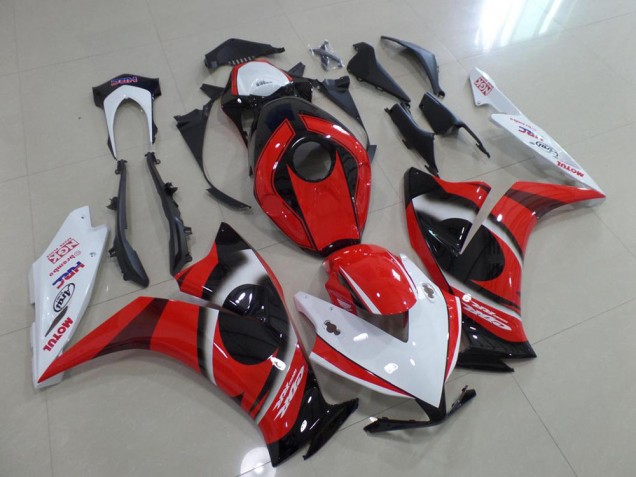 Vermelho Preto Branco Carenagem Moto CBR 1000RR 12-16