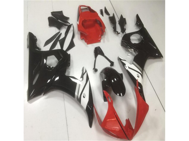 Vermelho Preto Branco Carenagem Moto R6 03-05