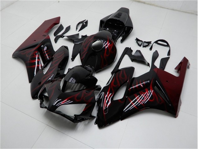 Vermelho Preto Carenagem Moto CBR 1000RR 04-05