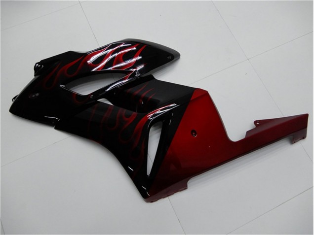 Vermelho Preto Carenagem Moto CBR 1000RR 04-05