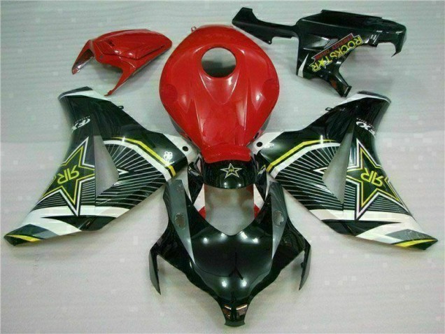 Vermelho Preto Carenagem Moto CBR 1000RR 08-11