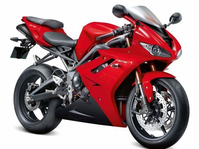 Vermelho Preto Carenagem Moto Daytona 675 Triple 06-08 Vermelho Preto Carenagem Moto Daytona 675 Triple 06-08