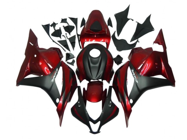 Vermelho Preto Carenagem Moto & Plástico Moto CBR 600RR 09-12 Vermelho Preto Carenagem Moto & Plástico Moto CBR 600RR 09-12