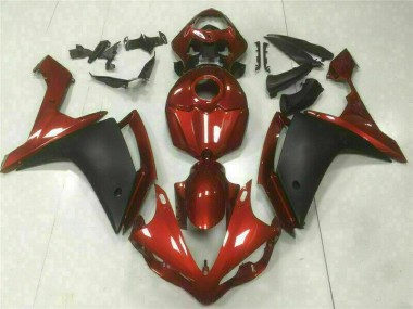 Vermelho Preto Carenagem Moto R1 07-08