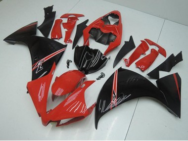 Vermelho Preto Carenagem Moto R1 12-14