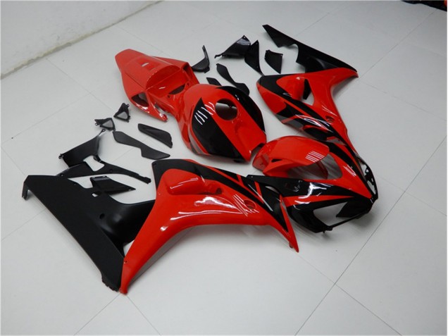 Vermelho Preto Carenagem & Plástico Moto CBR 1000RR 06-07