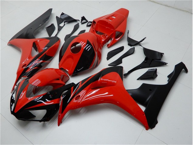Vermelho Preto Carenagem & Plástico Moto CBR 1000RR 06-07