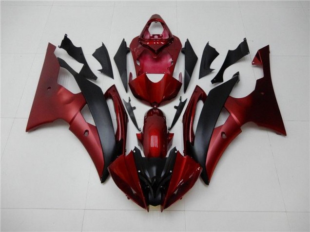 Vermelho Preto Carenagem & Plástico Moto R6 08-16 Vermelho Preto Carenagem & Plástico Moto R6 08-16