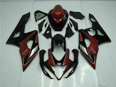 Vermelho Preto Carroçaria Moto GSXR 1000 K5 05-06