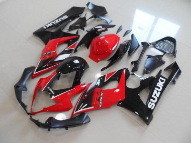 Vermelho Preto Estilo OEM Carenagem Moto GSXR 1000 K5 05-06