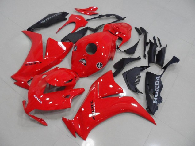 Vermelho & Preto Fosco Carenagem Moto CBR 1000RR 12-16 Vermelho & Preto Fosco Carenagem Moto CBR 1000RR 12-16
