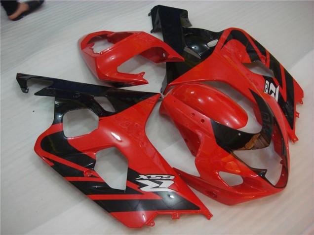 Vermelho Preto Injeção Kit Carenagem GSXR 600 / 750 K4 04-05