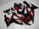 Vermelho Preto Injeção Kit Carenagem GSXR 600 / 750 K6 06-07 Vermelho Preto Injeção Kit Carenagem GSXR 600 / 750 K6 06-07