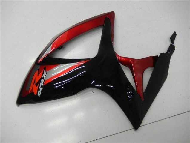 Vermelho Preto Injeção Kit Carenagem GSXR 600 / 750 K6 06-07 Vermelho Preto Injeção Kit Carenagem GSXR 600 / 750 K6 06-07