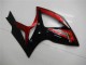Vermelho Preto Injeção Kit Carenagem GSXR 600 / 750 K6 06-07 Vermelho Preto Injeção Kit Carenagem GSXR 600 / 750 K6 06-07