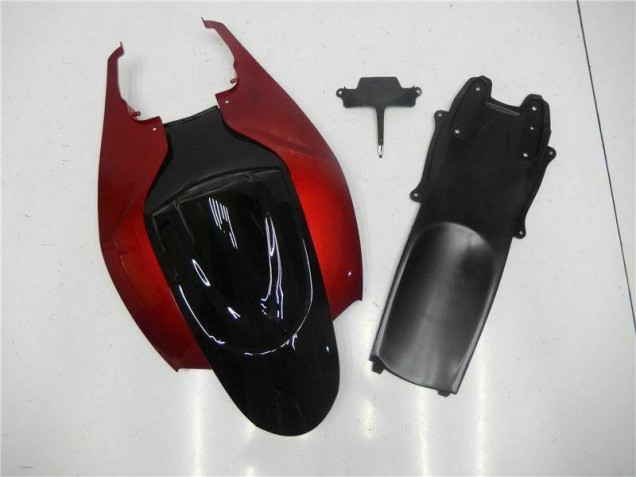 Vermelho Preto Injeção Kit Carenagem GSXR 600 / 750 K6 06-07 Vermelho Preto Injeção Kit Carenagem GSXR 600 / 750 K6 06-07