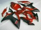 Vermelho Preto Injeção Kit Carenagem Moto GSXR 600 / 750 K6 06-07