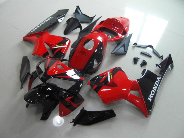 Vermelho Preto Kit Carenagem Moto CBR 600RR 05-06