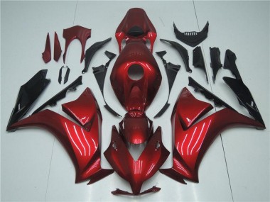 Vermelho Preto Kit Completo Carenagem Moto CBR 1000RR 12-16