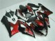 Vermelho Preto Kit Completo Carenagem Moto GSXR 1000 K5 05-06 Vermelho Preto Kit Completo Carenagem Moto GSXR 1000 K5 05-06