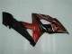 Vermelho Preto Kit Completo Carenagem Moto GSXR 1000 K5 05-06 Vermelho Preto Kit Completo Carenagem Moto GSXR 1000 K5 05-06