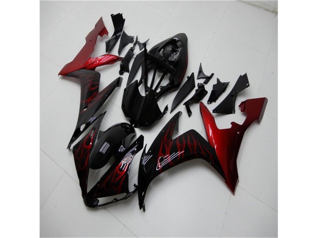 Vermelho Preto Kits Carenagem Moto R1 04-06