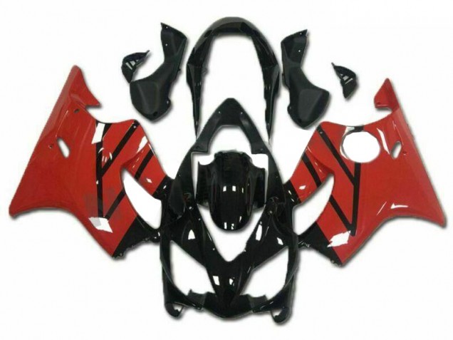 Vermelho Preto Kits Completo Carenagem Moto CBR 600 F4i 04-07