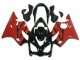 Vermelho Preto Kits Completo Carenagem Moto CBR 600 F4i 04-07