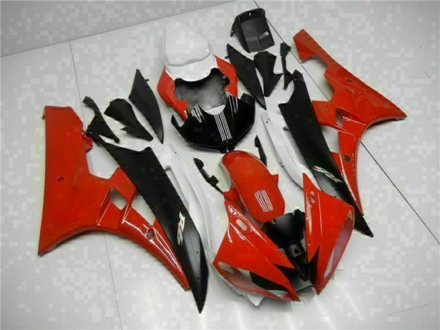 Vermelho Preto Kits Completo Carenagem Moto R6 06-07
