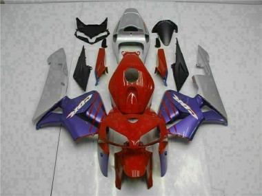 Vermelho Roxo Carenagem Moto CBR 600RR 05-06