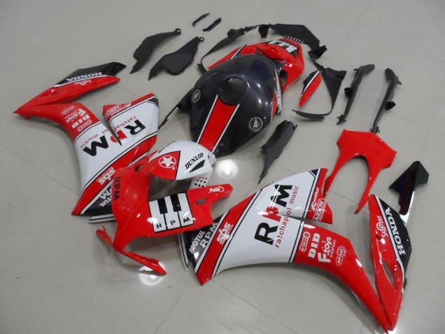 Vermelho Rpm Carenagem Moto CBR 1000RR 12-16